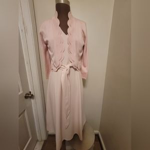 Calvin Klein, size 12, Pale pink dress